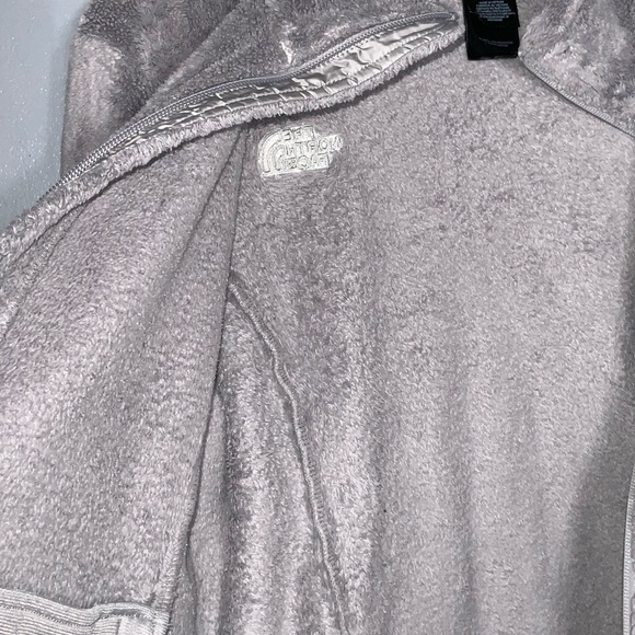 THE NORTH FACE Women's Osito Jacket Gray Zip Up Pockets Sporty SP - Picture 9 of 12